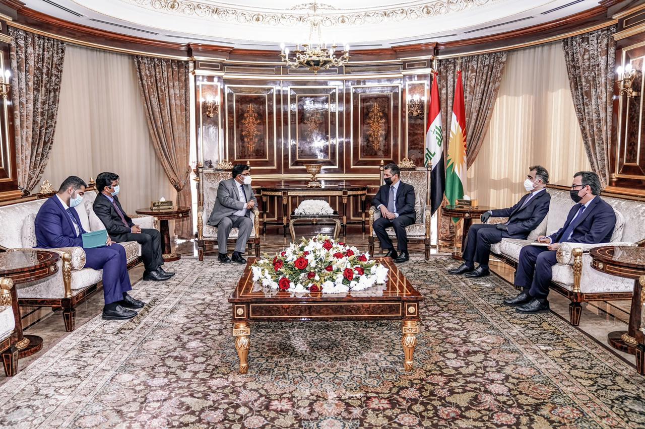 جانب من اجتماع اليوم - صورة: KRG